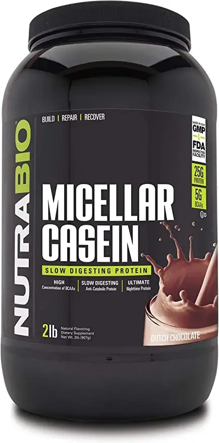 Best Casein Protein: NutraBio Micellar Casein